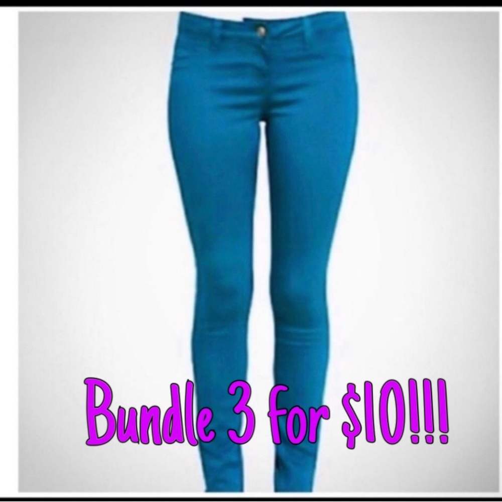 Arizona turquoise skinny jeans, size 9, GUC